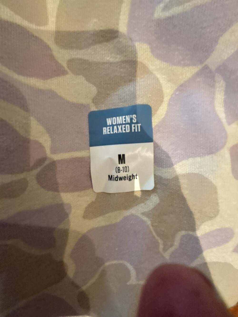 Carhartt Women's Relaxed Fit Midweight Camo Hoodie Size M - Picture 2 of 5